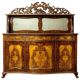 Rococo Revival Sideboard in Walnut and Veneer, 1850