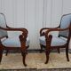 Pair of armchairs restoration style Charles X
