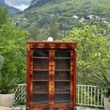 Empire Style Mahogany Display Cabinet/Bookcase, 19th Century