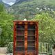 Empire Style Mahogany Display Cabinet/Bookcase, 19th Century