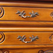 Louis XV mind jumper dresser, 2 drawers, cherry, 60s