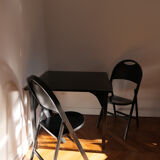 Castiglioni folding table & chairs 1965