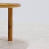 Solid Pine Coffee Table or Side Table by Rainer Daumiller for Hirtshalls Sawmills 1970s