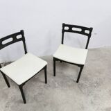 Pair of atypical vintage 1960s chairs