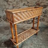 Bamboo planter, 1970s