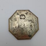 Brass mirror