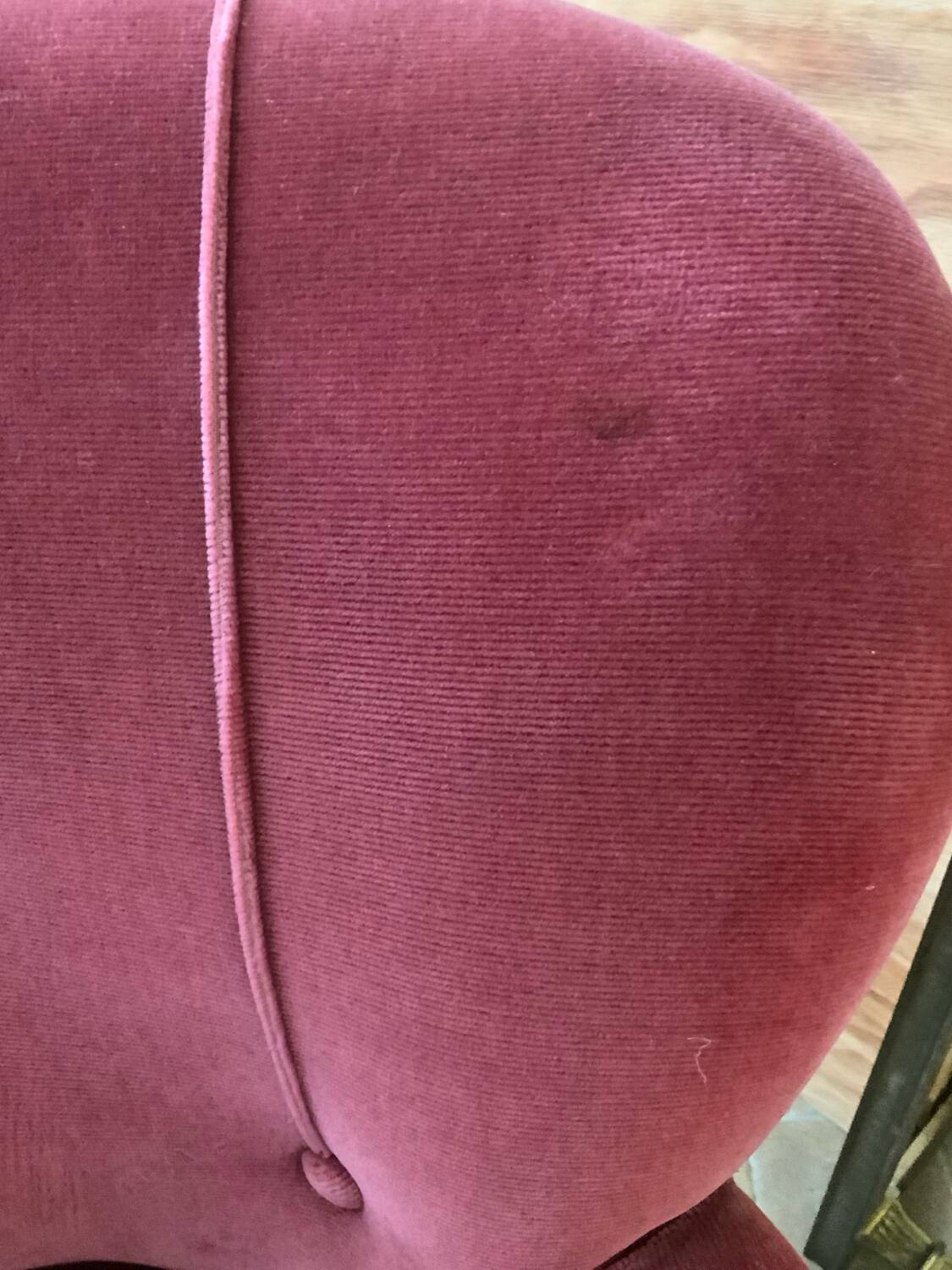 Pair of toadstool armchairs