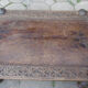 Ancient indian coffee table - massive teak