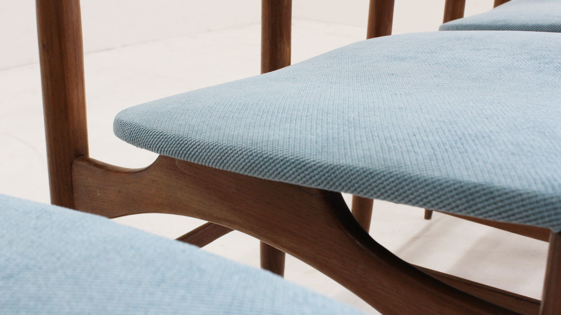 Vintage mid-century Italian dining room chairs 1960s, set of 4