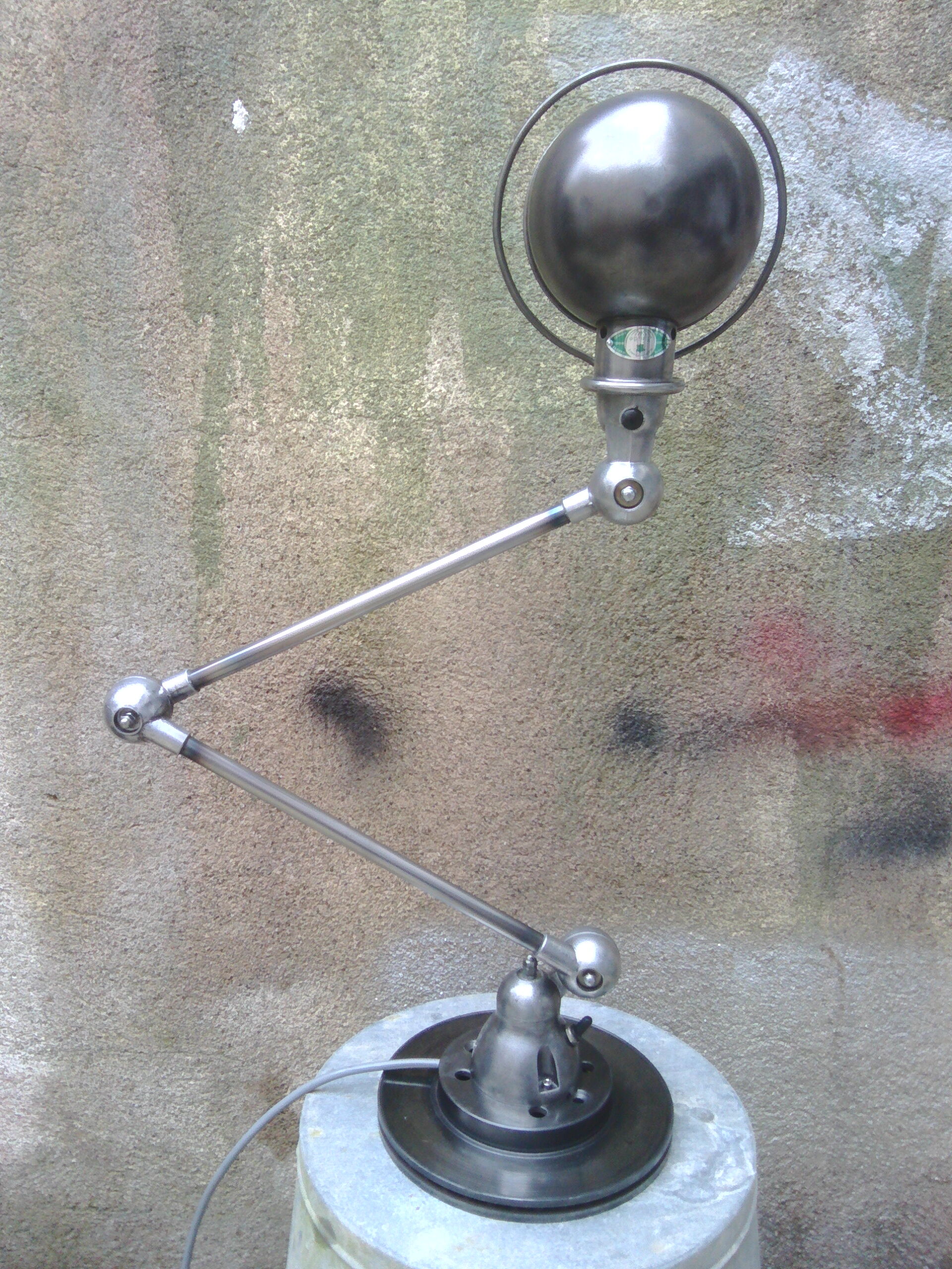 Jielde graphite lamp 2 arms 40 cm