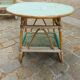 Garden lounge in rattan years 60