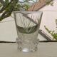 Set of 6 crystal wine glasses from daum, sorcy model.