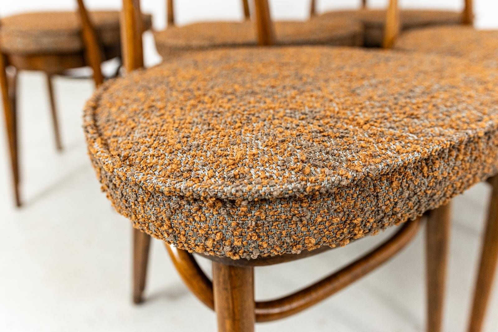 Dining Chairs, No 124 By H & J Kurmanowicz, Poland, 1950’S, Set of 6