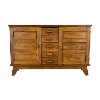 Sideboard oak René Gabriel 1950