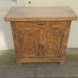 Parisian buffet billot natural patina