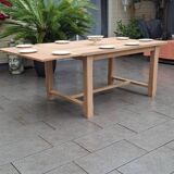 Farmhouse table with extension