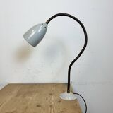 Grey Industrial Gooseneck Table Lamp from Philips, 1960s