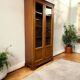 Vitrine en bois vintage / armoire