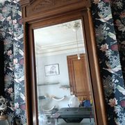 Fireplace mirror