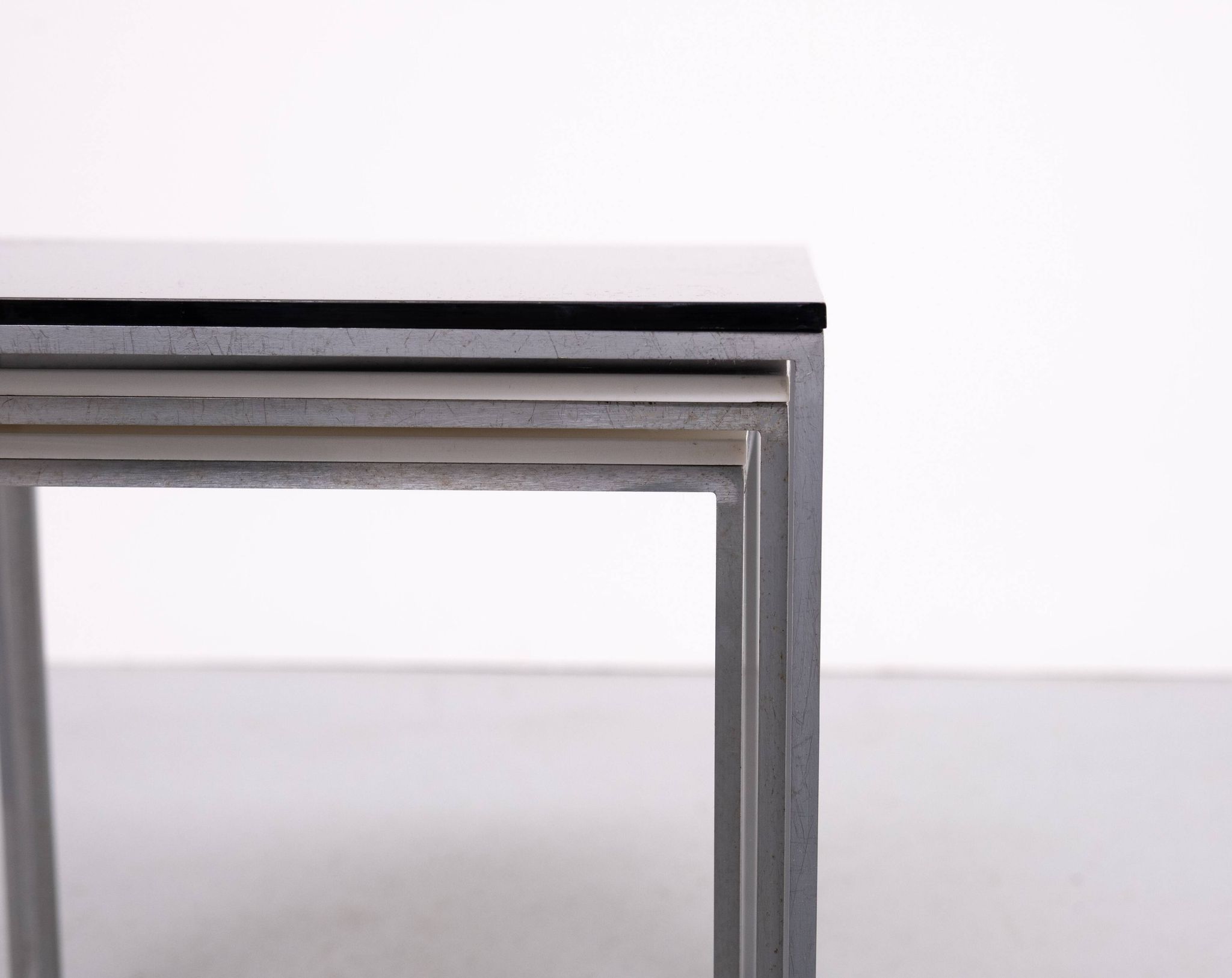 Nesting Tables model PK-71 designed by Poul Kjærholm. by E. Kold Christense