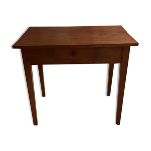 table 1 tiroir merisier
