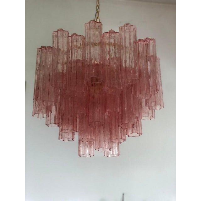 Contemporary Murano glass Sputnik chandelier, Mazzega style, set of 2 or a pair of chandeliers