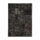 Hand-knotted oriental vintage 171 cm x 237 cm brown patchwork carpet