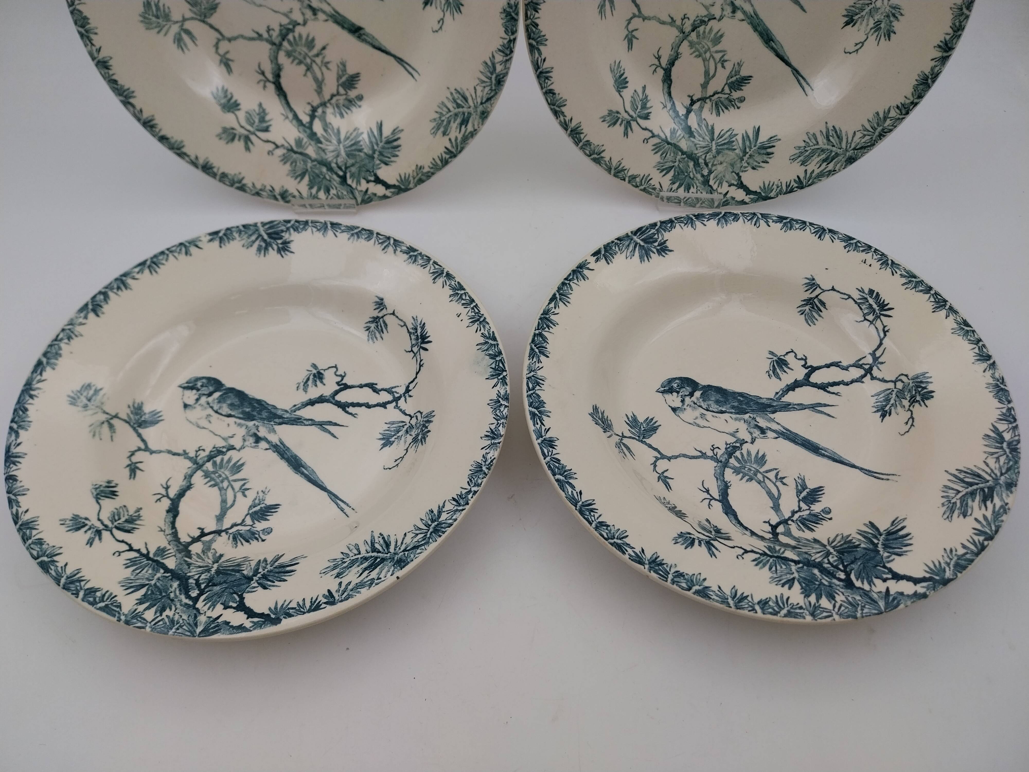 10 Gien deep plates, Provencal model