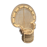 Emmanuelle rattan armchair