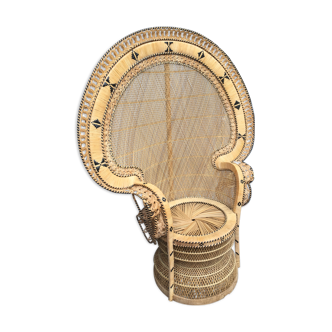 Emmanuelle rattan armchair