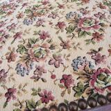 Paire de chaises style empire tissu fleuri