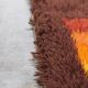 Tapis design vintage 1970 cubiste français