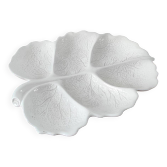 Plateau apéritif barbotine feuille de chou