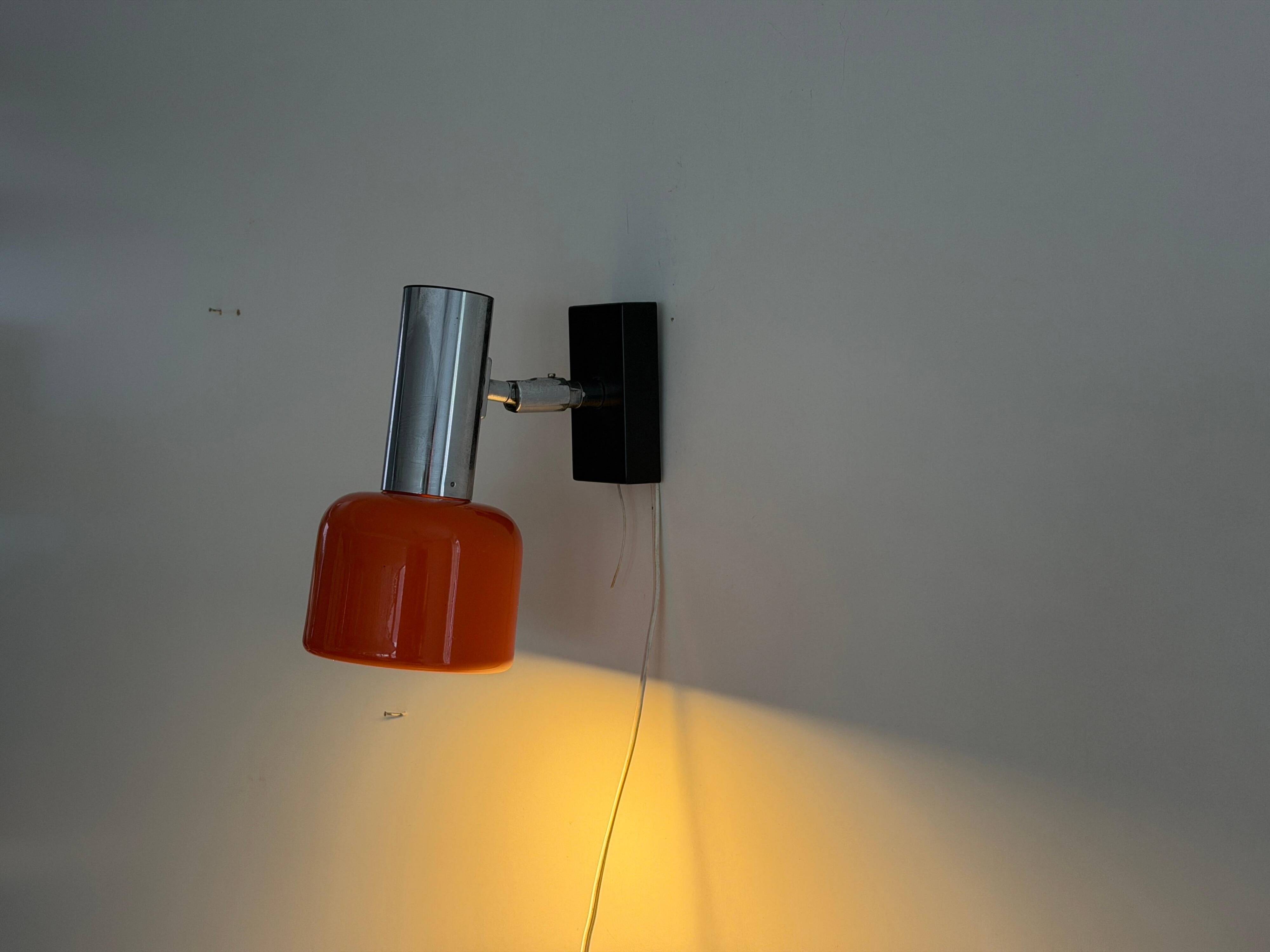 Simple metal wall light NO AGE, 1970s, Germany