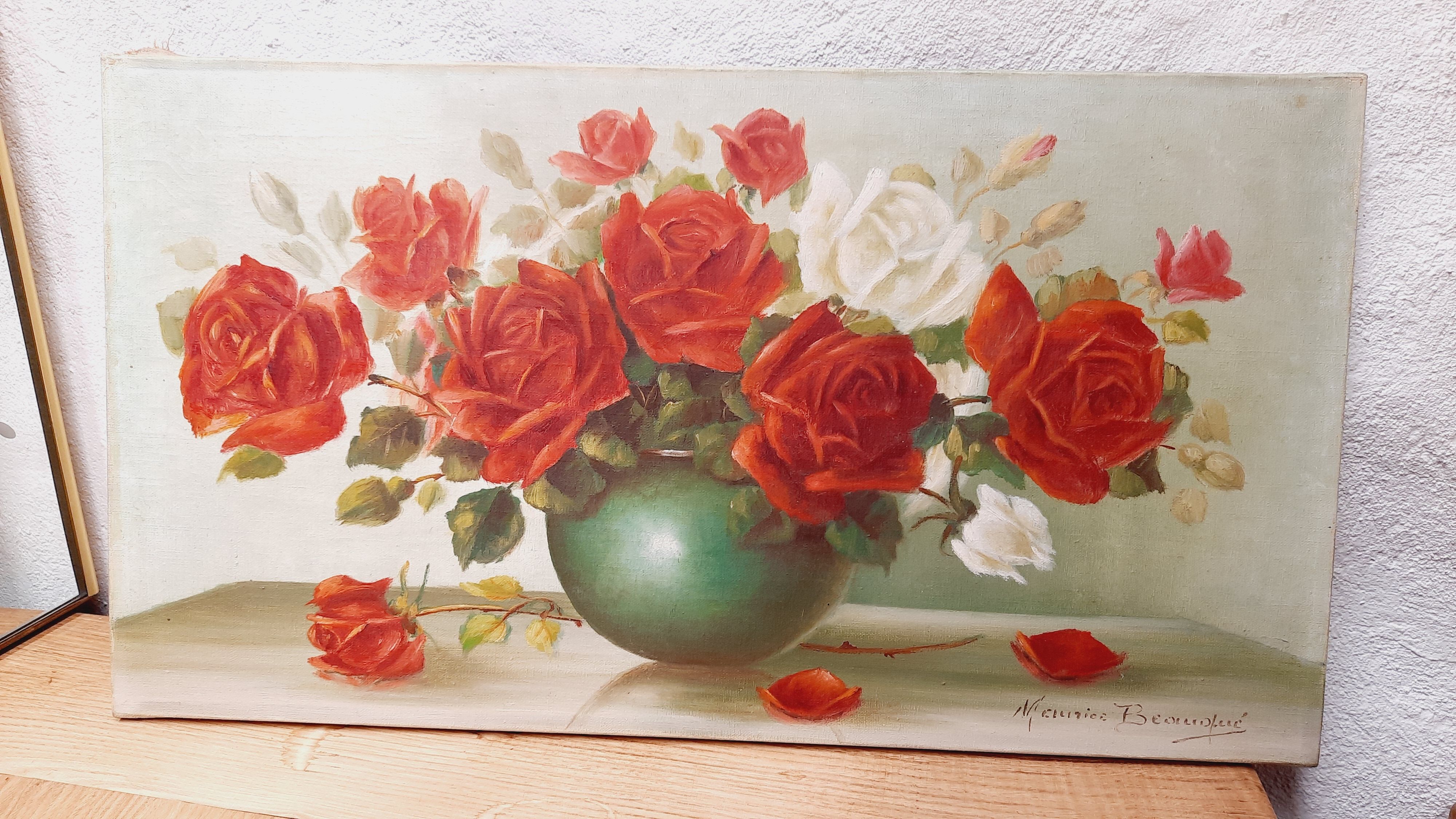 Still life bouquet of roses