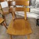 Set de 6 chaises tout bois 1960