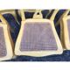 Set of 6 Cane Chairs in Provençal Louis XV Style Pale Yellow Wood