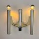 Gaetano Sciolari tubular wall sconce, model "105", Italy 1970s