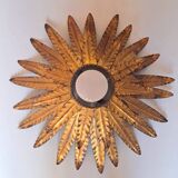 Wall lamp, metal sun ceiling light