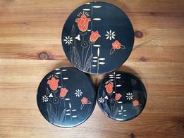 Black nesting boxes