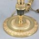 Empire style bronze hot water bottle lamp "Col de Cygnes"
