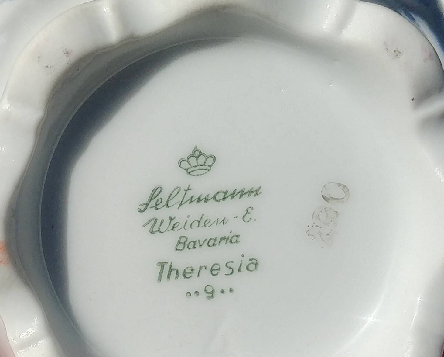 Porcelain tea set from the Seltmann weiden-E-Bavaria factory, new Theresia model
