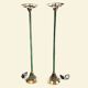 Brutalist Pair of Floor Lamps by Maison Valenti, 1970s-1980s