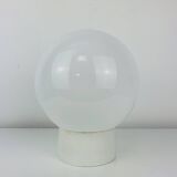 Vintage 50s opaline ball wall lamp