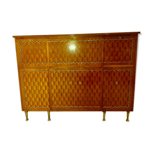 Buffet 1960 marqueterie