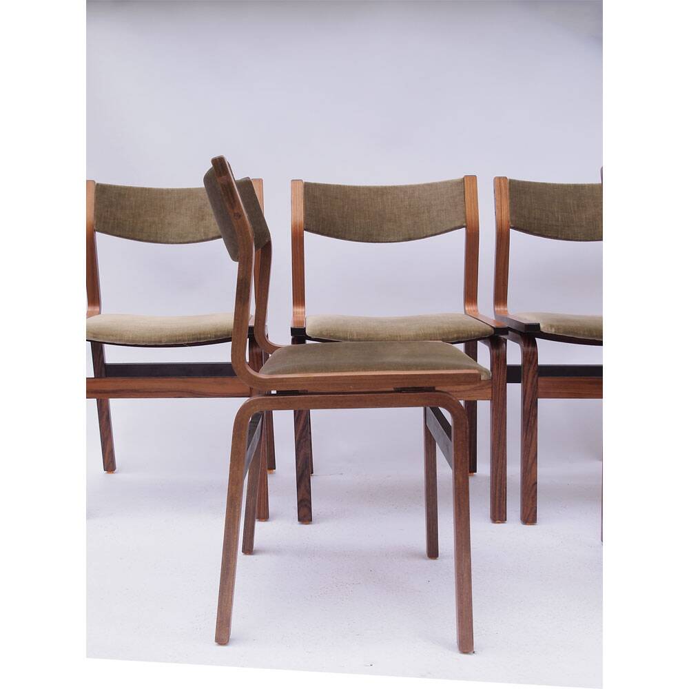 Ensemble de 6 chaises danoises Palissandre de Rio