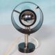 Vintage 1960s applique design stainless steel/black Nordisk Solar