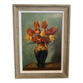 Tulip bouquet painting