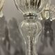 Murano crystal glass floor lamp