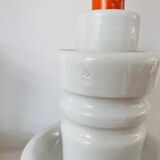 Set of 2 porcelain candle holders